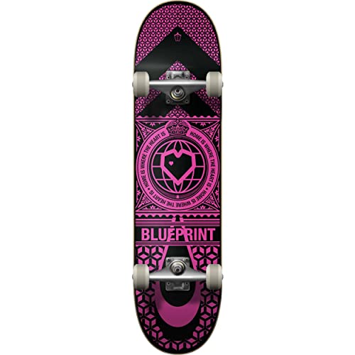 Centrano Unisex – Erwachsene Blueprint Home Heart Skateboard Komplettboard, Mehrfarbig, 7.75" Centrano Unisex – Erwachsene Blueprint Home Heart Skateboard Komplettboard, Mehrfarbig, 7.75" von Centrano