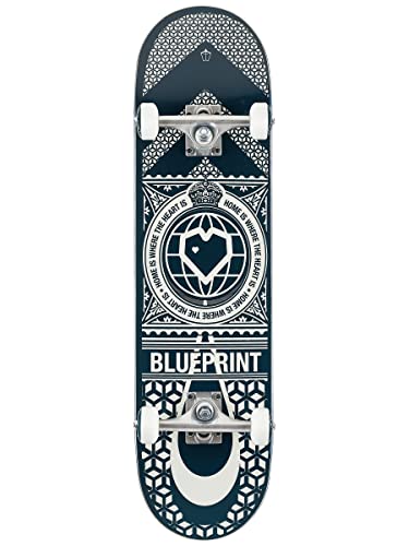 Centrano Unisex – Erwachsene Blueprint Home Heart Skateboard Komplettboard, Mehrfarbig, 8" Centrano Unisex – Erwachsene Blueprint Home Heart Skateboard Komplettboard, Mehrfarbig, 8" von Centrano