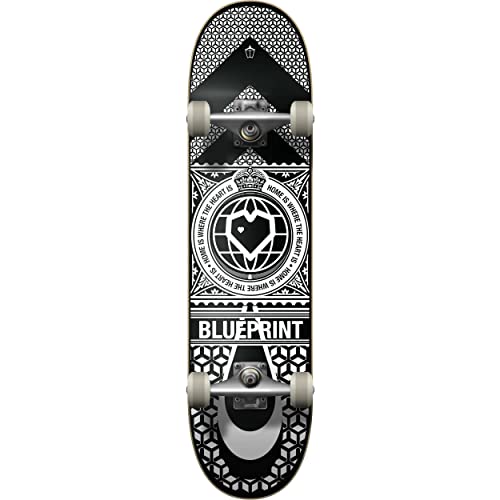 Centrano Unisex – Erwachsene Blueprint Home Heart Skateboard Komplettboard, Mehrfarbig, 8" Centrano Unisex – Erwachsene Blueprint Home Heart Skateboard Komplettboard, Mehrfarbig, 8" von Centrano