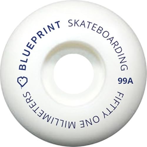 Centrano Unisex – Erwachsene Blueprint Mini Heart Skateboard Rollen, Weiss, 51mm Centrano Unisex – Erwachsene Blueprint Mini Heart Skateboard Rollen, Weiss, 51mm von Centrano