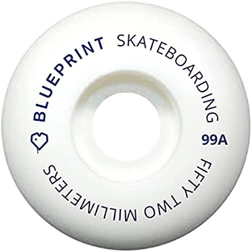 Centrano Unisex – Erwachsene Blueprint Mini Heart Skateboard Rollen, Weiss, 52mm Centrano Unisex – Erwachsene Blueprint Mini Heart Skateboard Rollen, Weiss, 52mm von Centrano