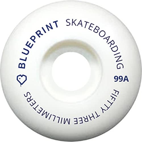 Centrano Unisex – Erwachsene Blueprint Mini Heart Skateboard Rollen, Weiss, 53mm Centrano Unisex – Erwachsene Blueprint Mini Heart Skateboard Rollen, Weiss, 53mm von Centrano