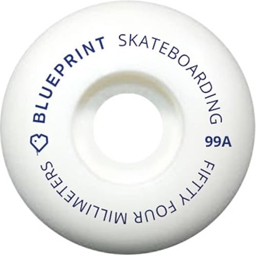 Centrano Unisex – Erwachsene Blueprint Mini Heart Skateboard Rollen, Weiss, 54mm Centrano Unisex – Erwachsene Blueprint Mini Heart Skateboard Rollen, Weiss, 54mm von Centrano