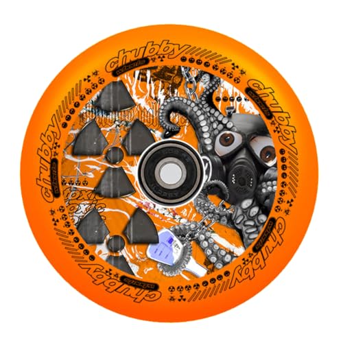 Centrano Unisex – Erwachsene Chubby Lab Scooter Rolle, Orange, 110mm Centrano Unisex – Erwachsene Chubby Lab Scooter Rolle, Orange, 110mm von Centrano