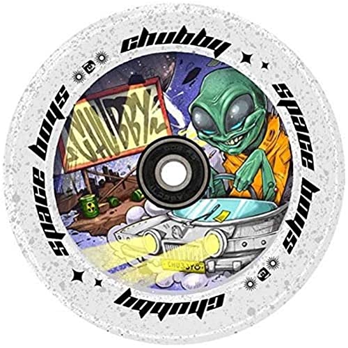 Centrano Unisex – Erwachsene Chubby Spaceboys Scooter Rolle, Grün, 110mm von Centrano