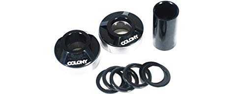 Centrano Unisex – Erwachsene Colony BMX Tretlager, Schwarz, 22mm Centrano Unisex – Erwachsene Colony BMX Tretlager, Schwarz, 22mm von Centrano