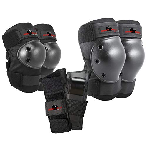 Centrano Unisex – Erwachsene Eight Ball Protektoren Set, Schwarz, Junior Centrano Unisex – Erwachsene Eight Ball Protektoren Set, Schwarz, Junior von Centrano