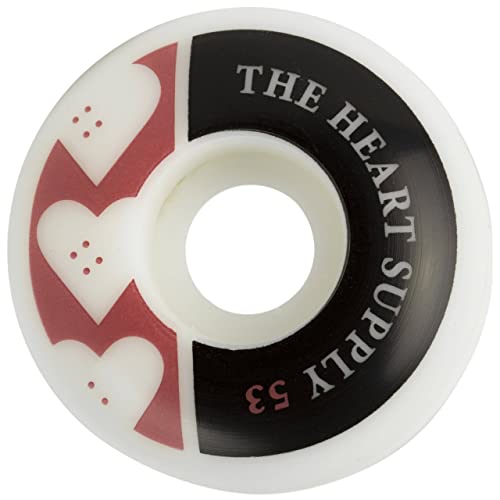 Centrano Unisex – Erwachsene Heart Supply Squad Skateboard Rollen, Rot, 53mm Centrano Unisex – Erwachsene Heart Supply Squad Skateboard Rollen, Rot, 53mm von Centrano
