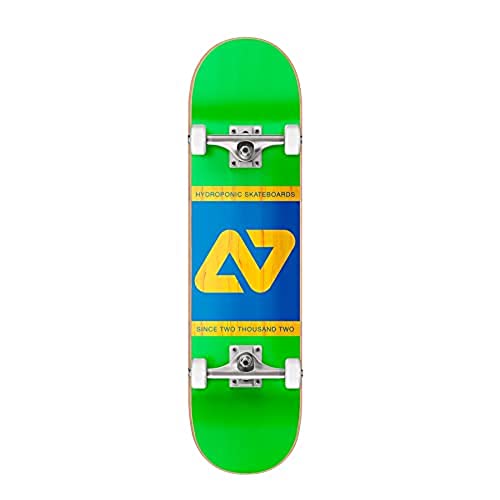 Centrano Unisex – Erwachsene Hydroponic Skateboard Komplettboard, Green Fluor-Blue Royal, 8" von Hydroponic