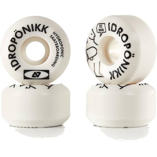 Centrano Unisex – Erwachsene Hydroponic Skateboard Rollen, WeIß, 53mm Centrano Unisex – Erwachsene Hydroponic Skateboard Rollen, WeIß, 53mm von Centrano