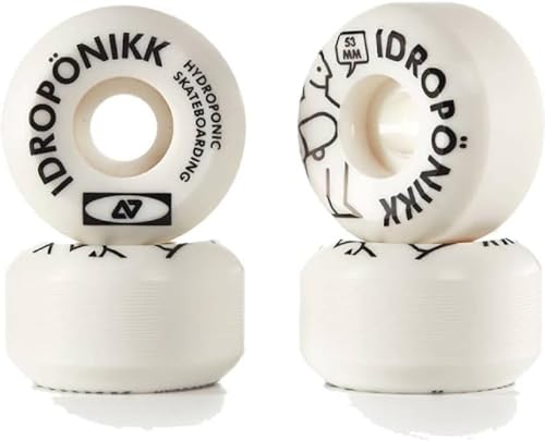 Centrano Unisex – Erwachsene Hydroponic Skateboard Rollen, WeIß, 54mm Centrano Unisex – Erwachsene Hydroponic Skateboard Rollen, WeIß, 54mm von Centrano