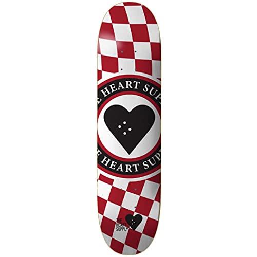 Centrano Unisex – Erwachsene Insignia Check Skateboard Deck, Rot, 8.25" Centrano Unisex – Erwachsene Insignia Check Skateboard Deck, Rot, 8.25" von Centrano