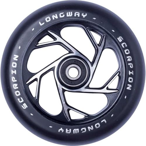 Centrano Unisex – Erwachsene Longway Scorpion Scooter Rolle, Schwarz, 110mm Centrano Unisex – Erwachsene Longway Scorpion Scooter Rolle, Schwarz, 110mm von Centrano