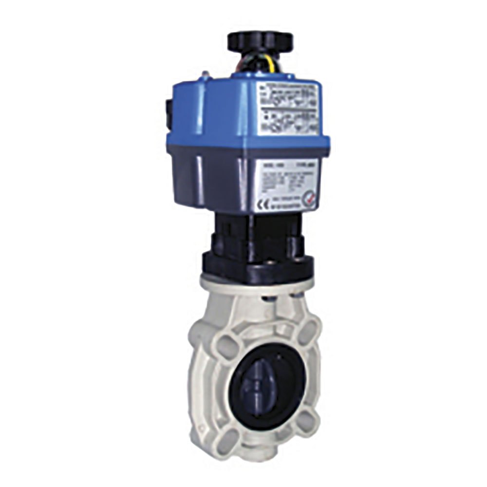 Cepex 30275 Ø125-140 Pvc-u Butterfly Valve Industrial O-rings Epdm Ellectrically Actuated Ac/dc 24-240v Silber von Cepex