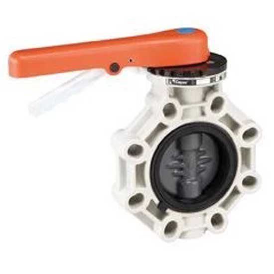 Cepex 32620 Pvc-u Ø63-75 Butterfly Valves Ind Series Epdm Perox O-rings Stainless Steel Shaft Orange von Cepex