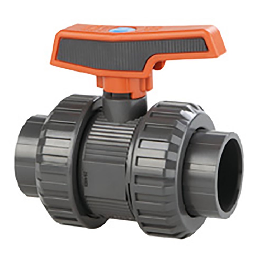 Cepex 37052 Pvc-u Ø2 Ball Valves Standard Series Ptfe Epdm Bsp Female Thread Black Dot Silber von Cepex