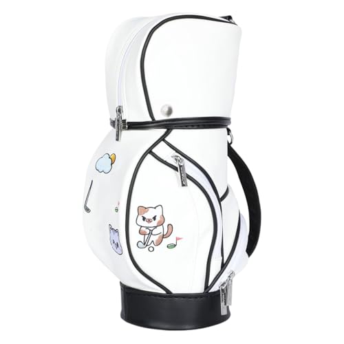 Golf Cart Bag, Small Ladies Cart Bag, Lightweight Golf Bag, Ladies Golf Bag, Fashionable Outdoor Ladies Golf Cart Bag, Compact Design and Lightweight for Easy Handling and Style, White, Blue von Ceprznvey