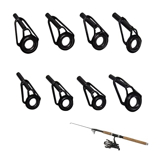Angelrute Reparatur Kit,8 Rutenspitzen Reparaturset,Angelrutenführung Rutenringe Spinnruten Edelstahl Keramik Spitzenringe Tip Tops,Spitze Reparieren Kit Angelzubehör für Salzwasser See Wasser Fischen Angelrute Reparatur Kit,8 Rutenspitzen Reparaturset,Angelrutenführung Rutenringe Spinnruten Edelstahl Keramik Spitzenringe Tip Tops,Spitze Reparieren Kit Angelzubehör für Salzwasser See Wasser Fischen von Cerioll