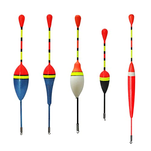 Cerioll Schwimmer Angeln, Fischen Posen, Posen Angeln, Schwimmer Set Angeln, Posen Angeln Set, 5 Stücke Angel-Posen, Schwimmer Angeln Forelle, Angel Posen Set für unterschiedlich große Fischarten Cerioll Schwimmer Angeln, Fischen Posen, Posen Angeln, Schwimmer Set Angeln, Posen Angeln Set, 5 Stücke Angel-Posen, Schwimmer Angeln Forelle, Angel Posen Set für unterschiedlich große Fischarten von Cerioll