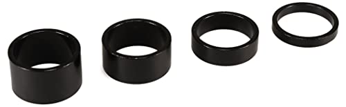Cervus 4 Stück Headset-Abstandshalter aus hochwertiger Legierung, schwarz, 3,8 cm – 5 mm, 10 mm, 15 mm, 20 mm Cervus 4 Stück Headset-Abstandshalter aus hochwertiger Legierung, schwarz, 3,8 cm – 5 mm, 10 mm, 15 mm, 20 mm von Cervus