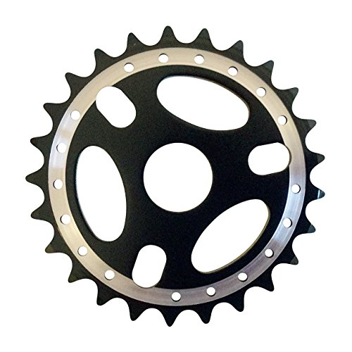 Cervus Fahrrad-Legierung BMX Kurbel-Kettenblatt-Zähne: 25 schwarz Cervus Fahrrad-Legierung BMX Kurbel-Kettenblatt-Zähne: 25 schwarz von Cervus