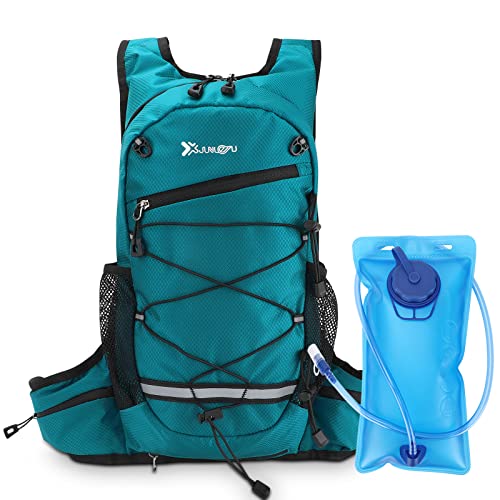 Trinkrucksack, CestMall Wasserrucksack mit 2L Wasserblase Leichter Wanderrucksack Trinkweste Tasche Perfekt für Outdoor Radfahren Marathon Laufen Skifahren Camping Klettern für Männer und Frauen von CestMall