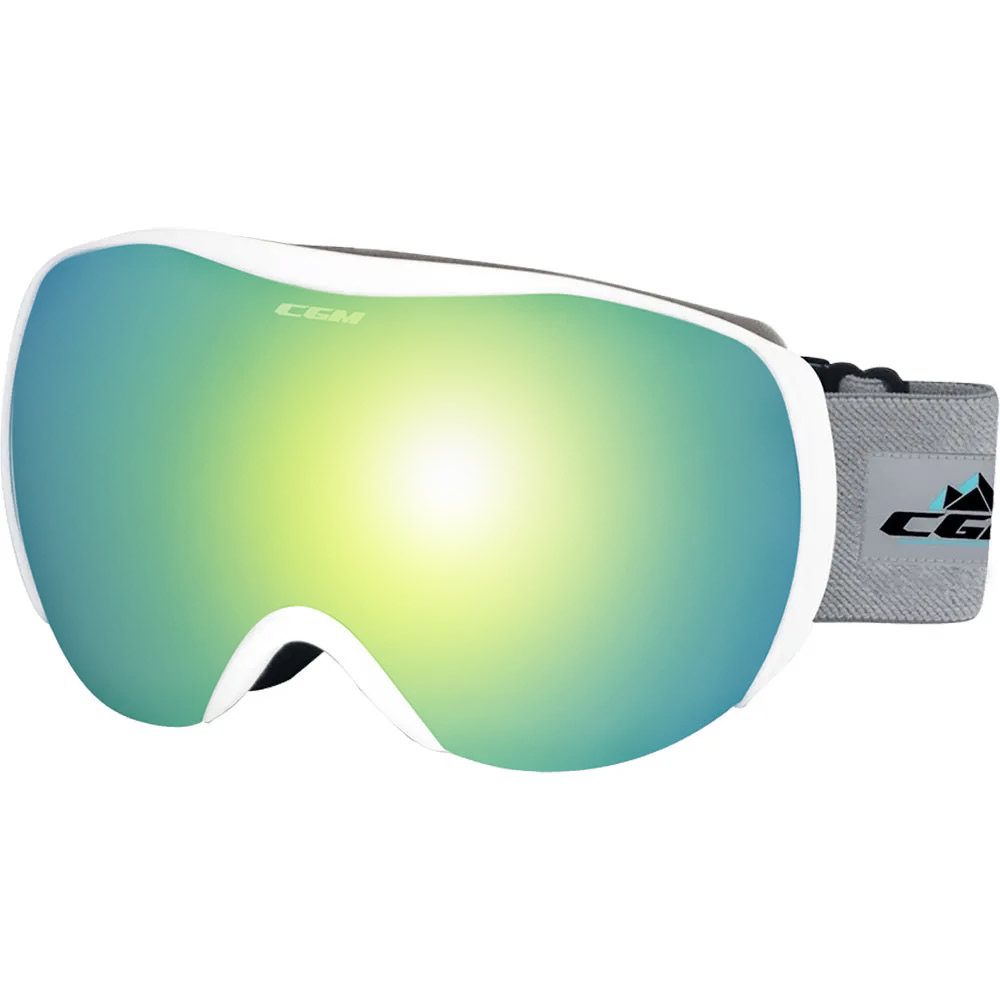 Cgm 780a Joy Ski Goggles Weiß Iridium Plus Gold/CAT3 von Cgm