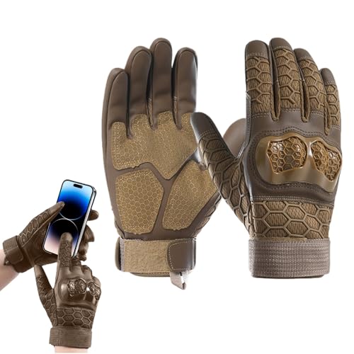 Chaies Motorradhandschuhe,Motorradhandschuhe für Herren,Outdoor-Jagd-Touchscreen-Handschuhe | rutschfeste Motorradhandschuhe für Herren, verschleißfeste Handschuhe für Motocross, Motorrad, Dirtbike, von Chaies