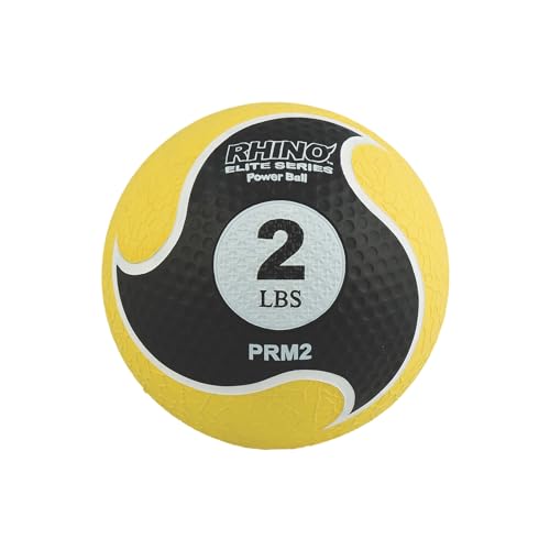 Champion Sports Rhino Elite Medizinball (0,9 kg), Gelb von Champion Sports