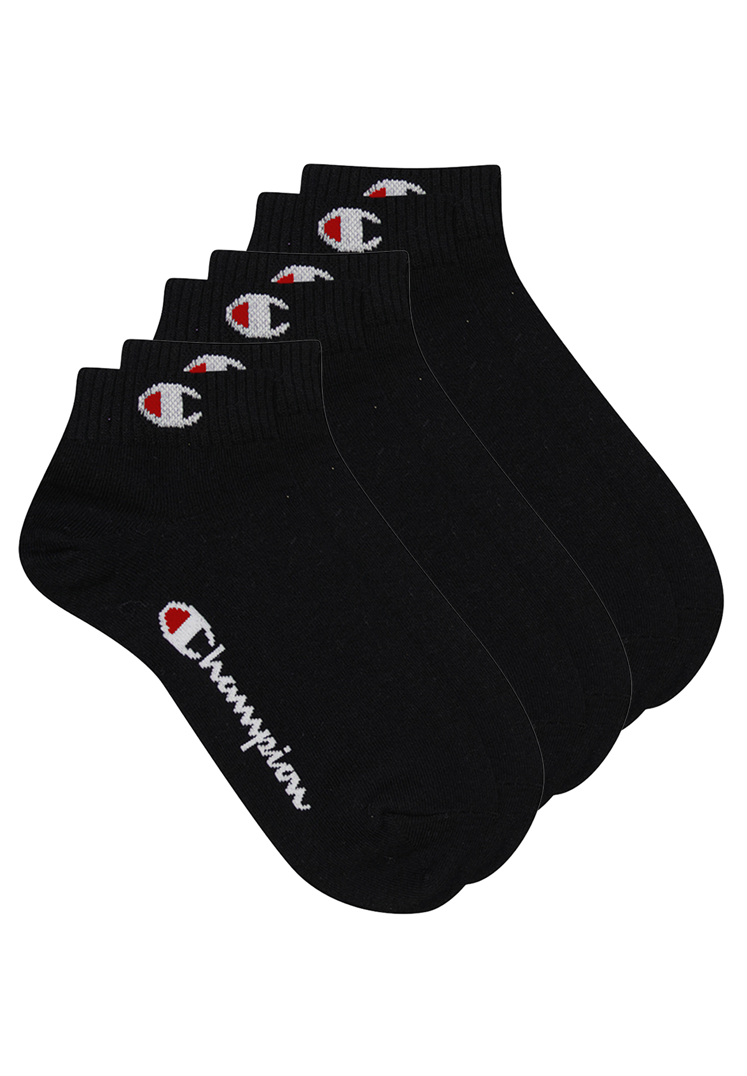 3 Paar Champion Quarter Socken Gr. 35 - 46 Unisex Sneaker Kurzsocken 3 Paar Champion Quarter Socken Gr. 35 - 46 Unisex Sneaker Kurzsocken von Champion