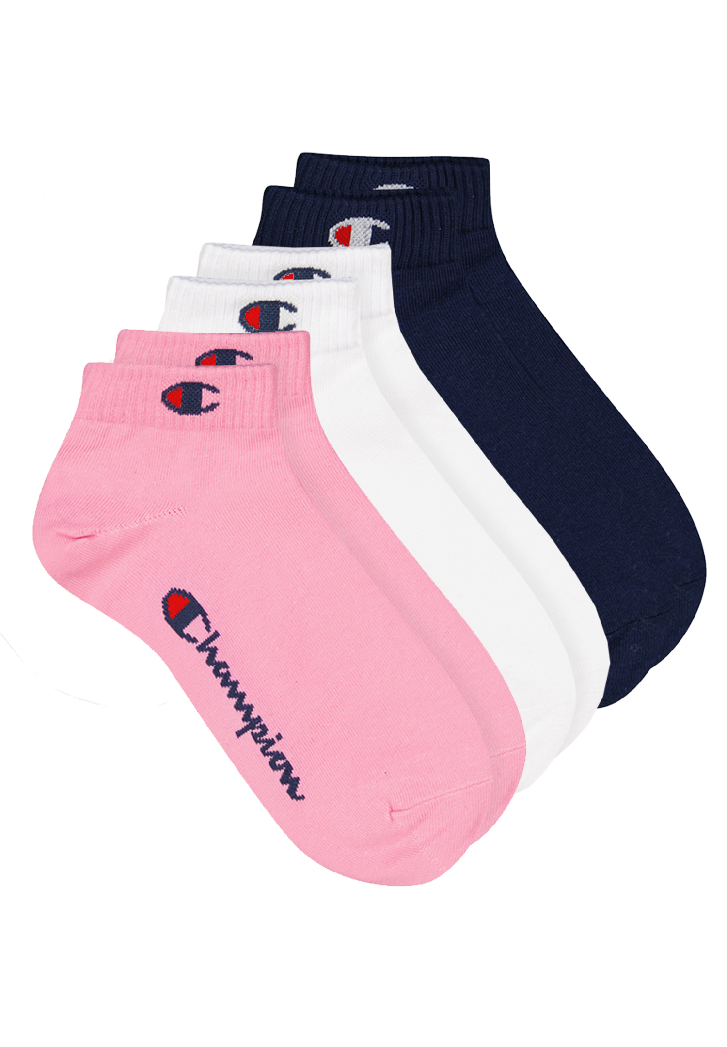 3 Paar Champion Quarter Socken Gr. 35 - 46 Unisex Sneaker Kurzsocken 3 Paar Champion Quarter Socken Gr. 35 - 46 Unisex Sneaker Kurzsocken von Champion