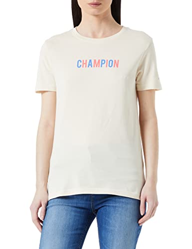 Champion Damen Light Cotton Jersey Gr.150 T Shirt, Beige, XL EU Champion Damen Light Cotton Jersey Gr.150 T Shirt, Beige, XL EU von Champion