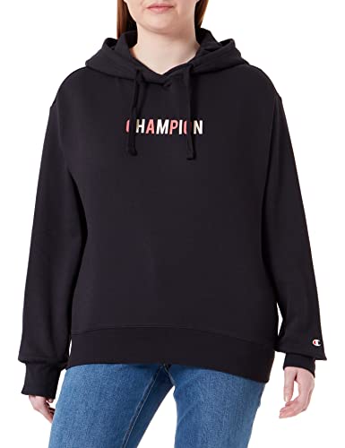 Champion Damen Light Fall Poly Fleece Gr.260 Sweatshirt, Schwarz, L EU von Champion