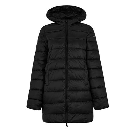 Champion Damen Winterjacke Hooded Polyfilled Schwarz M von Champion