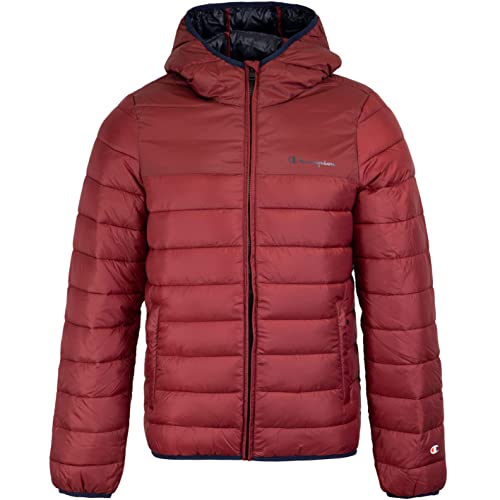 Champion Small Logo Jacket Winterjacke (XL, red/Navy) von Champion