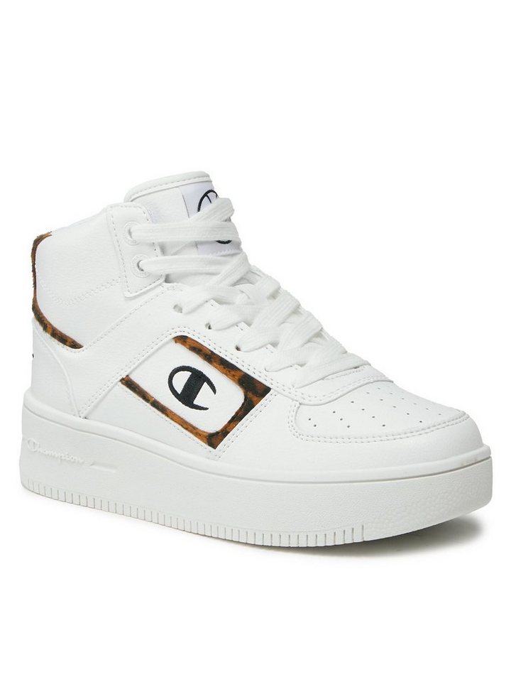 Champion Sneakers Mid Cut Foul Play Plat Mid Animalie S11601-WW001 Wht Sneaker Champion Sneakers Mid Cut Foul Play Plat Mid Animalie S11601-WW001 Wht Sneaker von Champion
