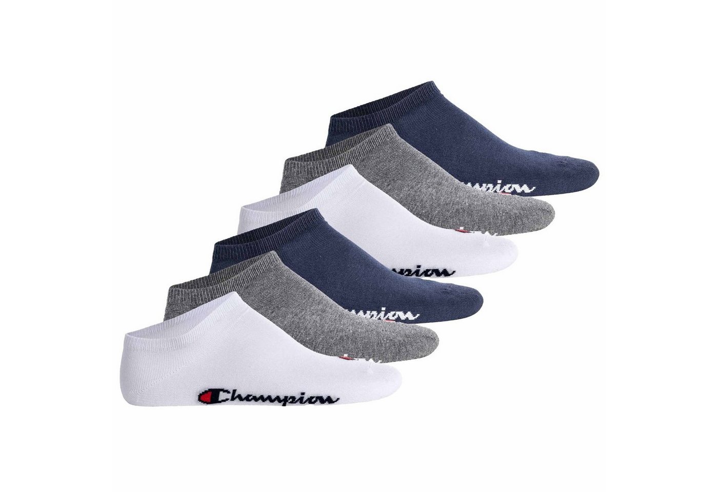 Champion Sportsocken Unisex Sneaker Socken, 6er Pack - Sneaker Socken von Champion