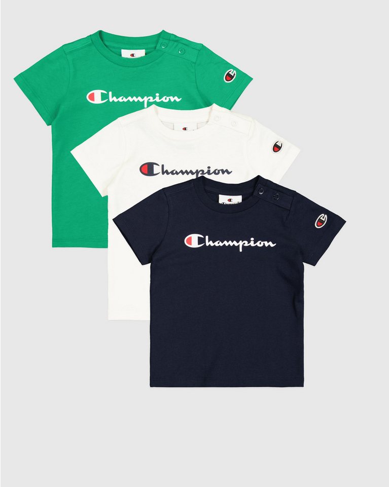 Champion T-Shirt 3 pack t-shirt (Packung, 3-tlg) für Babys und Kleinkinder von Champion