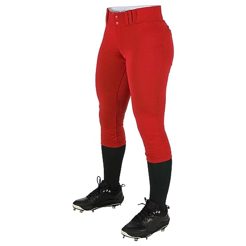 Champro Traditionelle Damen-Softball-Hose aus Polyester mit niedriger Taille Champro Traditionelle Damen-Softball-Hose aus Polyester mit niedriger Taille von Champro
