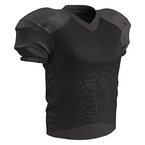 Champro Herren Football Practice Jersey Time Out Fußballtrikot aus Polyester, Schwarz, XL EU von Champro