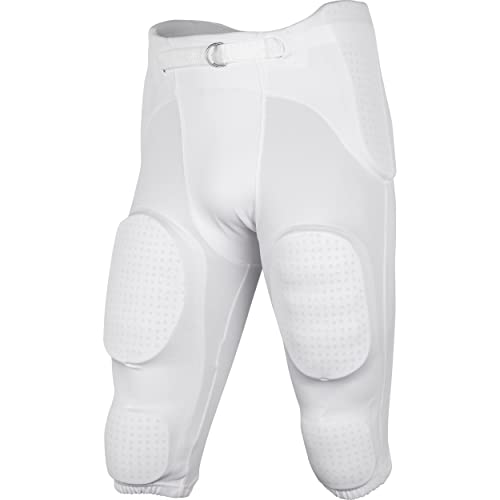 Champro Herren Standard Sicherheit Praxis Fußball Hose mit Pads Weiß von Champro