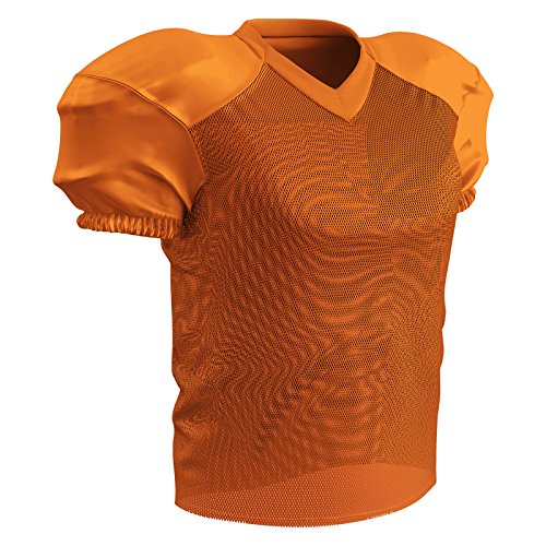 Champro Fußballtrikot aus Polyester, Orange, M, Kurzarm, V-Ausschnitt, Herren, Sport, Fußball, Medium Champro Fußballtrikot aus Polyester, Orange, M, Kurzarm, V-Ausschnitt, Herren, Sport, Fußball, Medium von Champro