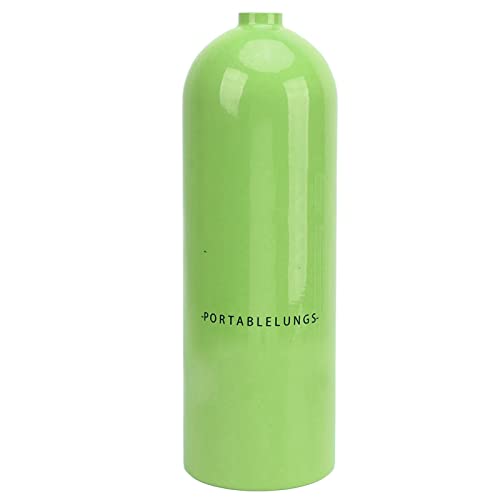 Changor 4L Tauchflasche, Unterwasseratmung, Luftfahrt-Aluminium-Tauchtank, Tauchausrüstung für die Wasserrettung (Grün) von Changor