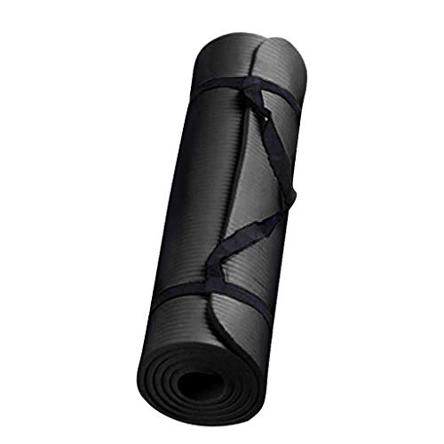 Changtai Yogamatte, 25x60 cm Gymnastikmatte Verdickt NBR Yogamatte Rutschfest Fitness Bodenschutzmatte Sportmatte Turnmatte Kinder Yoga Bolster Trainingsmatte Für Zuhause Fitness Pilates Gymnastik. von Changtai