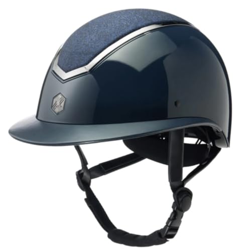 Charles Owen 2023 Kylo Wide Peak Reithelm Kylo - Navy Gloss/Pewter Helmet Size - 52-55cm Charles Owen 2023 Kylo Wide Peak Reithelm Kylo - Navy Gloss/Pewter Helmet Size - 52-55cm von Charles Owen