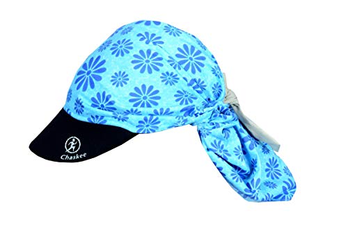 Chaskee Visor Snap Cap Happy Flowers, One Size, hellblau von Chaskee