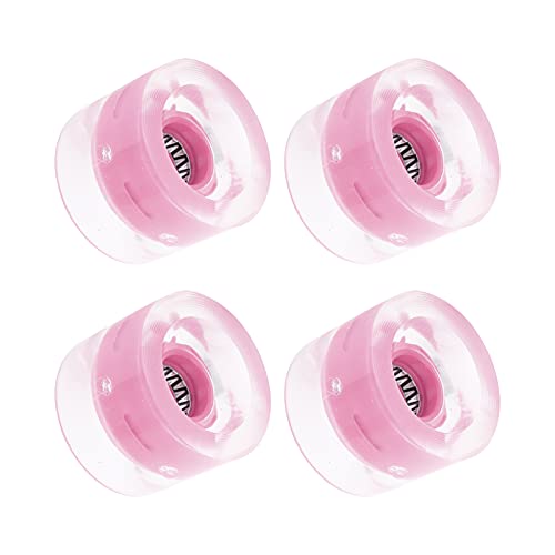 ChengyuWei Elastic 78A PU Flash Wheels for Skateboards - Ride for Beginners (Pink) von ChengyuWei