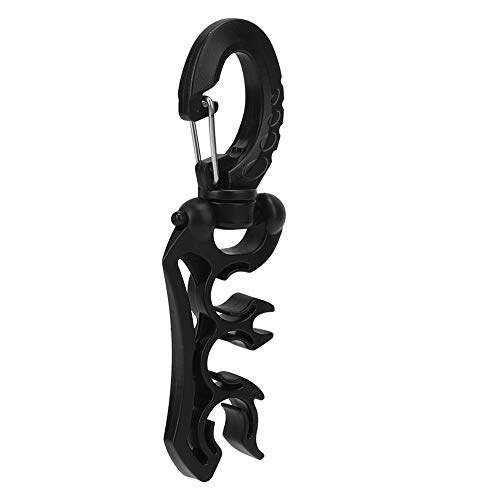 ChengyuWei Tauch-Doppelschlauchhalter, Tauchschlauch-Clip, Tauchschlauch-Halter-Clip, PVC-Tauch-Schnellverschluss-Schnalle für den zweiten Kopf, BC-Atemregler-Rohr-Clip, Fester Haken von ChengyuWei