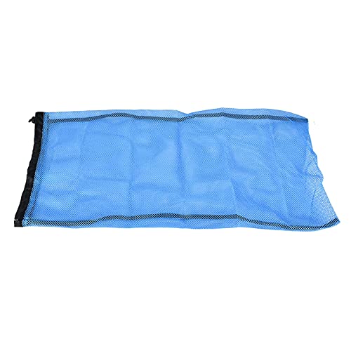 Mesh-Ausrüstungstasche, Mesh-Tauchtasche, Tauchtasche, Schnorcheltasche, Nylon-Tauchtasche, Schwimmtauch-Kordelzugtasche für Wassersport, Schnorcheln, Mesh-Fangtasche (Blau) von ChengyuWei