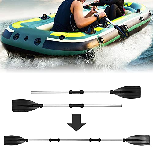 Cheuling 2 in 1 Kajak Paddel Aluminium Sup Doppelpaddel Stechpaddel Super Leicht Abnehmbar Ruder für Kajak Kanu Aufblasbares Boot Schlauchboot Floß Segeln Ruderboot Cheuling 2 in 1 Kajak Paddel Aluminium Sup Doppelpaddel Stechpaddel Super Leicht Abnehmbar Ruder für Kajak Kanu Aufblasbares Boot Schlauchboot Floß Segeln Ruderboot von Cheuling